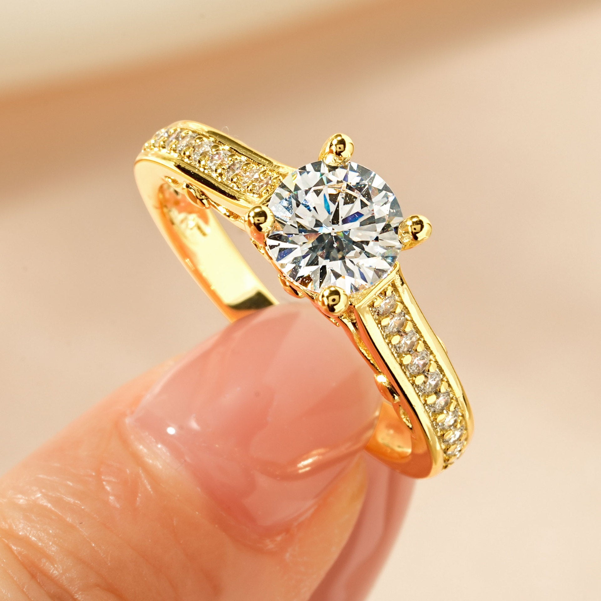 Women's Cross Light Luxury High-grade Sense Zircon Ring